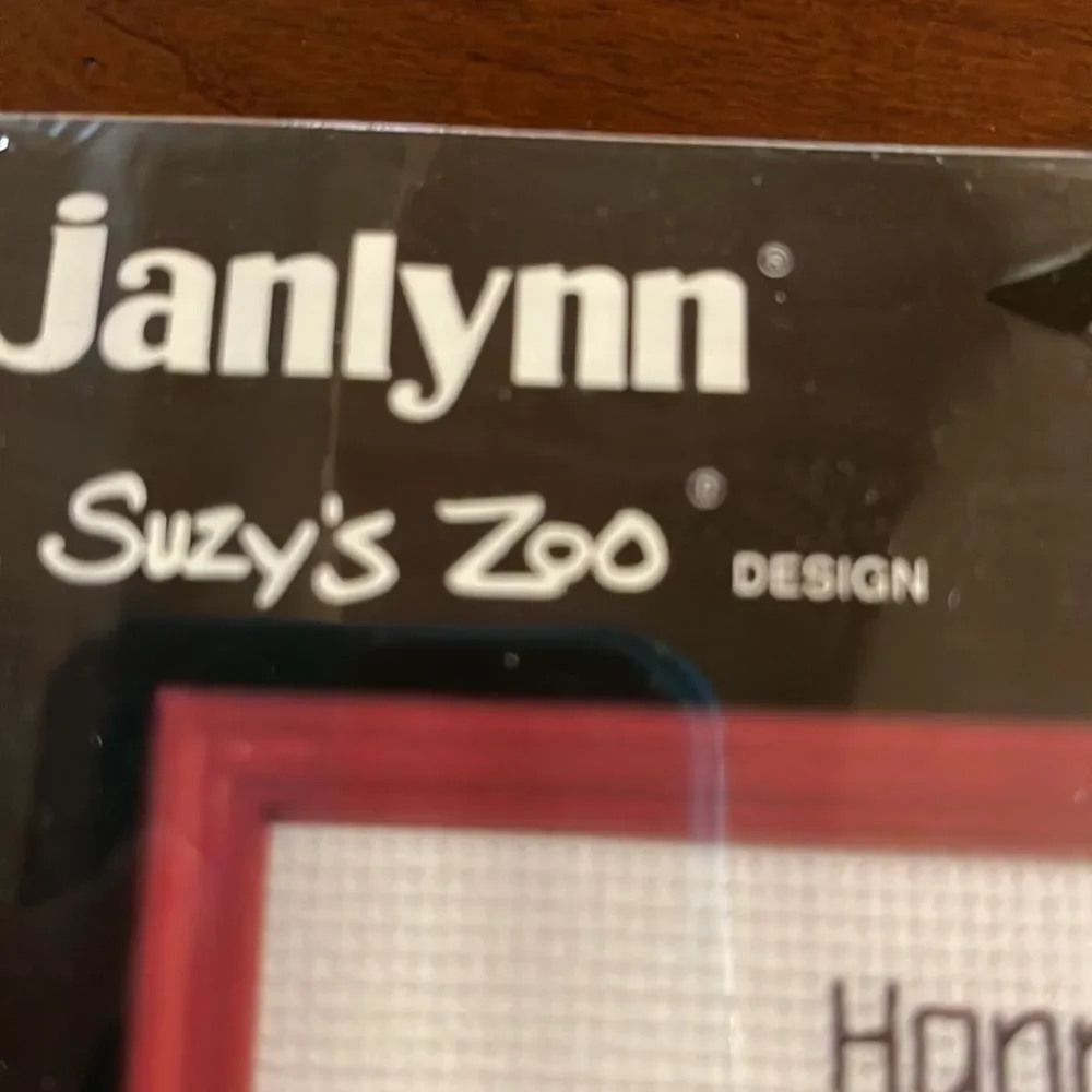 Janlynn Suzys Zoo Counted Cross Stitch Kit w/ Frame Being A Grandmother …